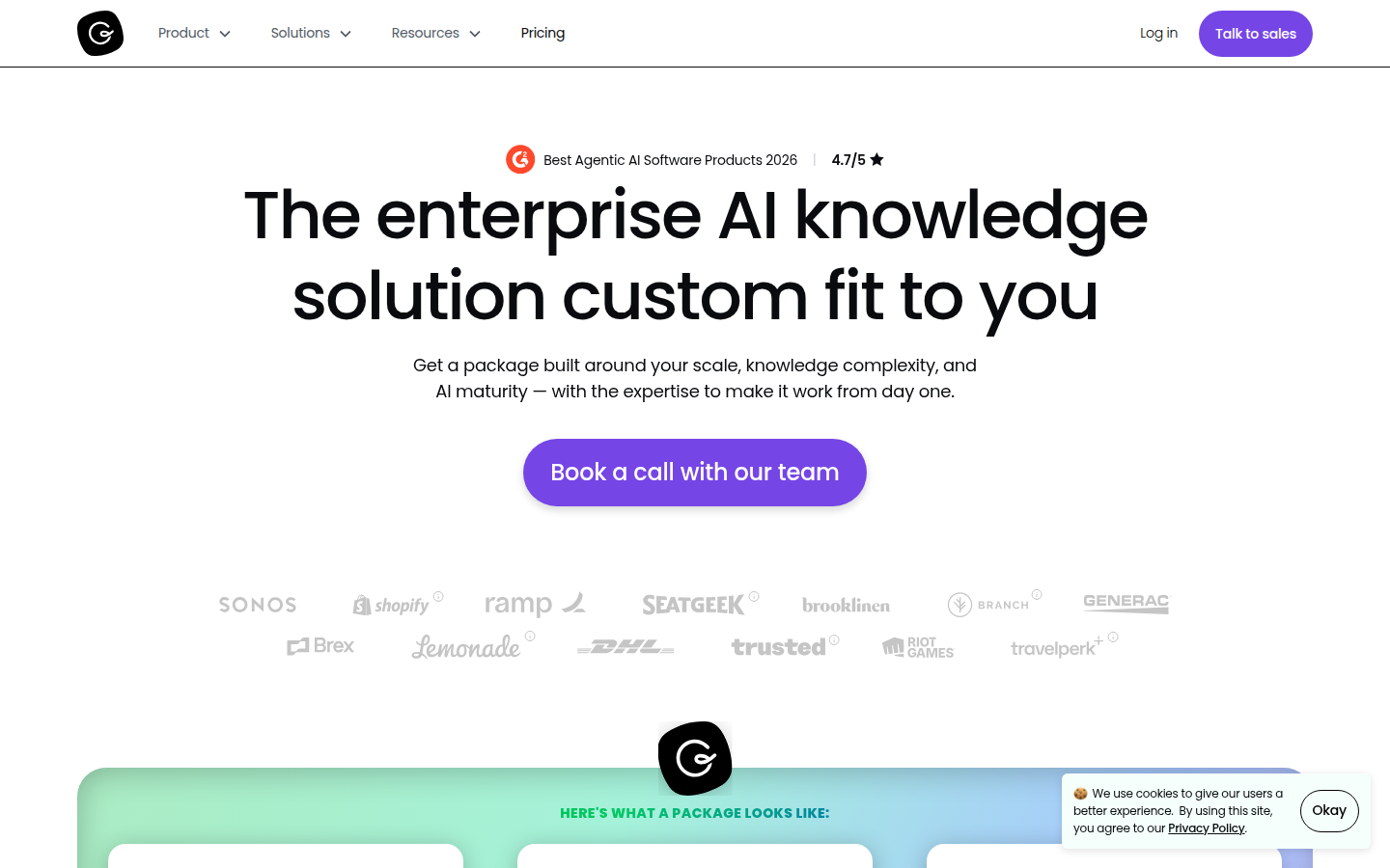 Screenshot of Guru's pricing page showing its plans and prices